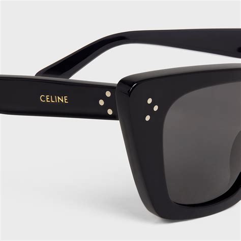 51mm cat eye sunglasses celine|celine black cat eye sunglasses.